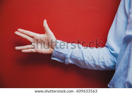 Spock gesture