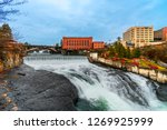 Spokane Falls And The City