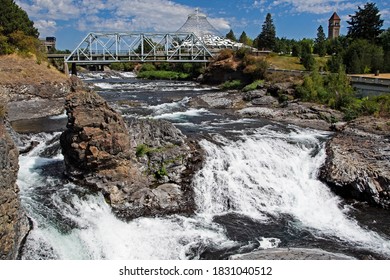 Spokane Falls In Spokane Washington