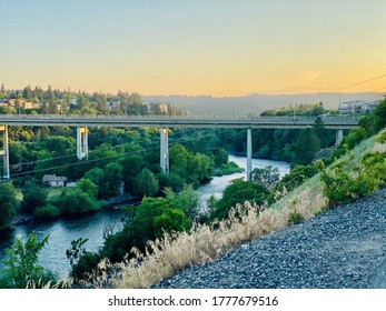 Spokane Skyline From North Side