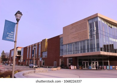 SPOKANE, WASHINGTON, USA - APR 8, 2018 : Controller's Office In Gonzaga University.