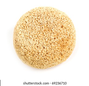 Sponge isolated against white background