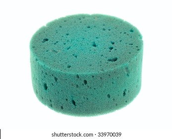 sponge isolated on the white background - Shutterstock ID 33970039