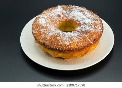 Spongy Round Coconut Sponge Cake