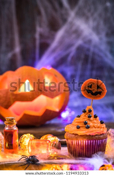 Spooky Creative Food Kids Halloween Party Stock Photo Edit Now 1194933313