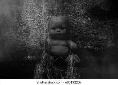 Spooky Doll In Haunted House 