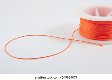 Spool Of Braided Fishing Line.