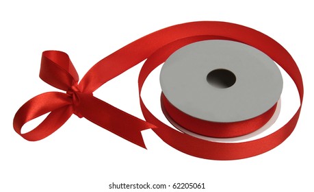 satin ribbon spools