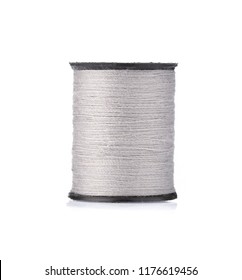 Spool Of Thread Isolated On White Background