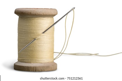 Spool Of Thread And Needle