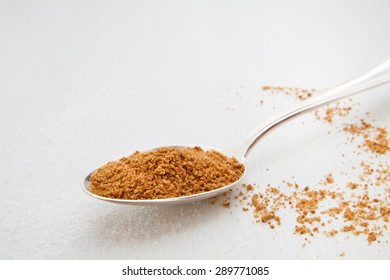 Spoon With Brown Coconut Sugar