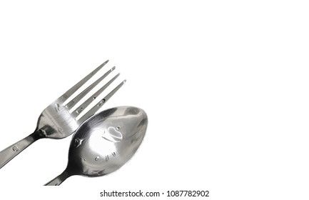 Similar Images, Stock Photos & Vectors of Spoon and two forks formed