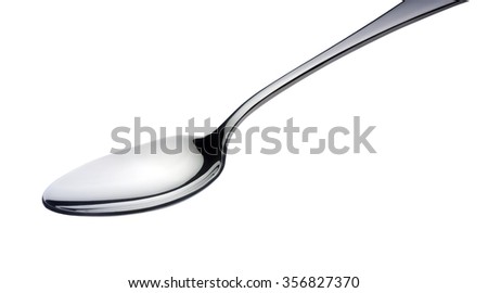 spoon on white