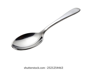 spoon on white background for food