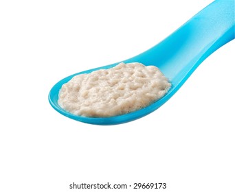 Spoon Of Porridge (oatmeal)