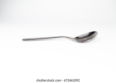 Spoon White Background Isolated Stock Photo 672461092 | Shutterstock