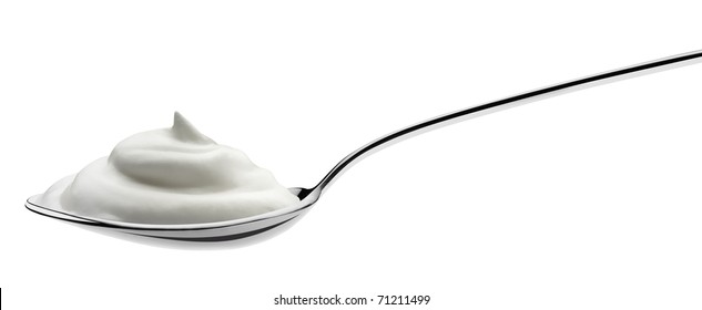 Spoon Of Yogurt