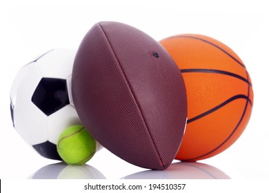 Sport Balls Isolated On White Background