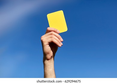 Yellow Card Soccer Images Stock Photos Vectors Shutterstock