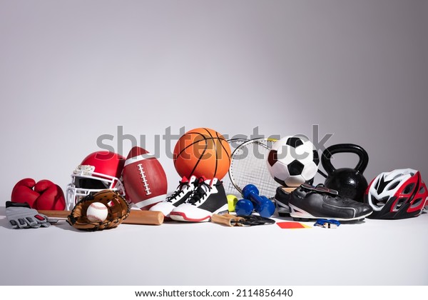 Sport Equipment Gear And Accessories. Various\
Summer Games