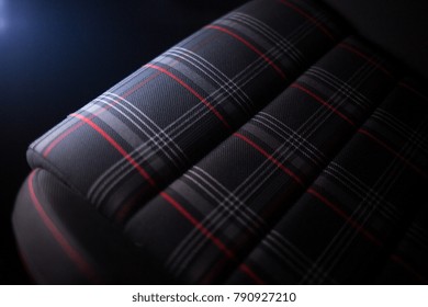 Sport fabric seat texture with stripes