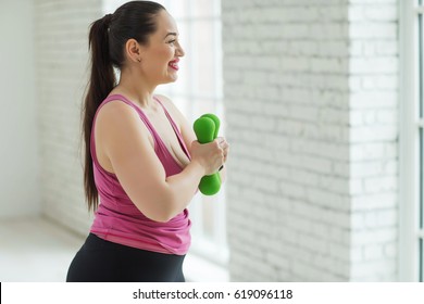 Sport And Fat Woman