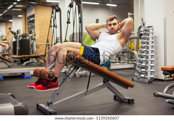 Sport Fitness Bodybuilding Lifestyle People Concept Stock Photo