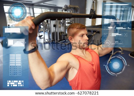 Similar – Image, Stock Photo Shoulder training Diet