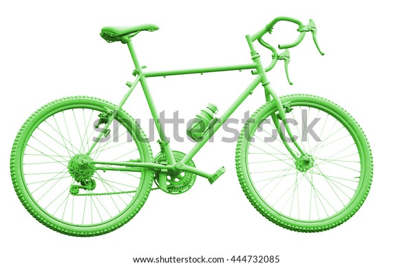 light green bike