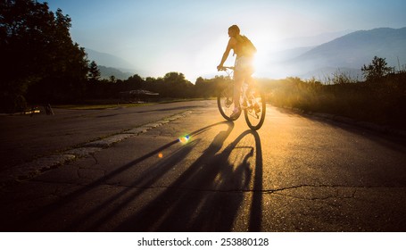 Sport. Mountain Bike Cyclist