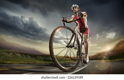 Sport. Road cyclist.