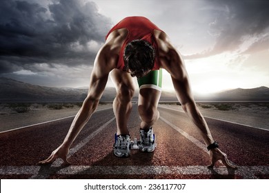 Sport. Runner. - Shutterstock ID 236117707