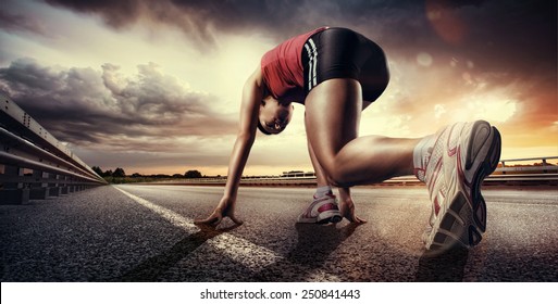 Sport. Runner - Shutterstock ID 250841443