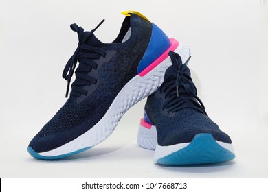 Sport Shoes For Running On White Background