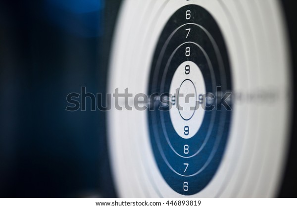 sport\
target shooting. close-up. shallow depth of\
field
