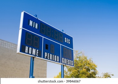 Sports arena scoreboard - Powered by Shutterstock