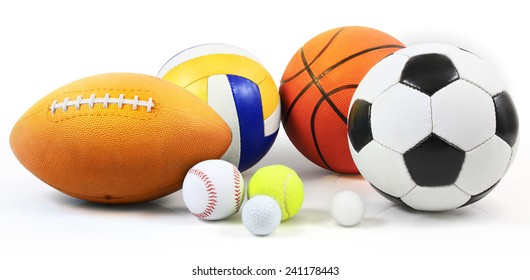 Similar Images, Stock Photos & Vectors of Sports equipment with a ...