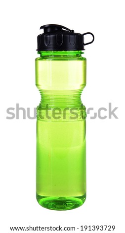 Sports bottle isolated on white