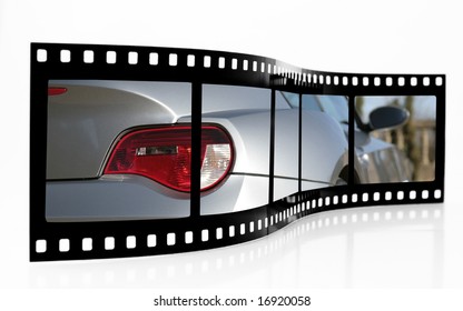 Sports Car Film Strip