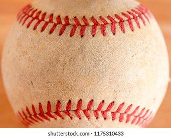 Sports Equipment Old Baseball Background Texture