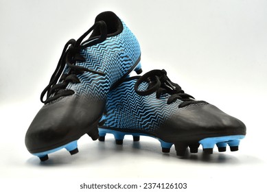 Sports shoes blue soccer shoes