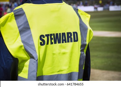 Sports Steward By Pitch In High Viz Jacket