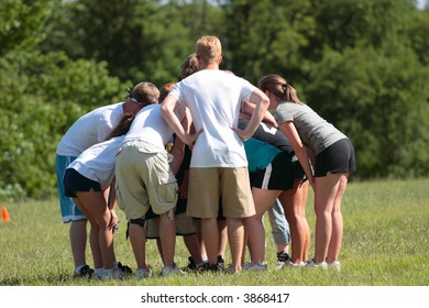 Sports Team Huddle 2