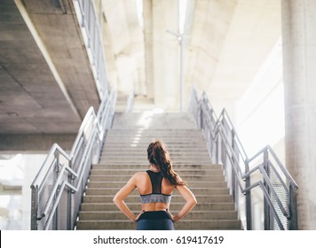 Sports woman preparing for a challenge  - Shutterstock ID 619417619