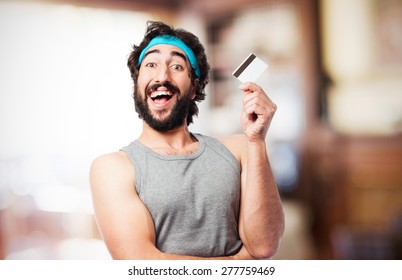 Sportsman With Credit Card