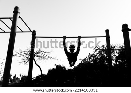 Similar – lovely little girl on a children’s slide