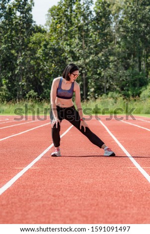 Sporty asian woman runner in fashionable sportswear, Concepts of running and exercise for health.