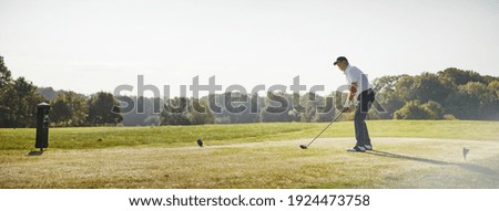 Similar – Foto Bild Abschlag Sport Golf