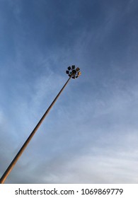 Spotlight Pole Cloudy Sky Stock Photo 1069869779 | Shutterstock