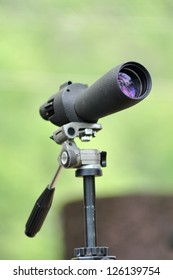 Spotting Scope Mounted For Birder.